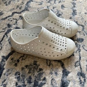 Native white shoes size 11